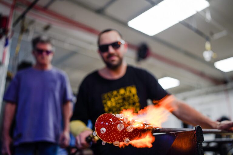 Waterfall Arts announces the grand opening of its new public-access glassblowing studio Waterfall Arts Glassworks