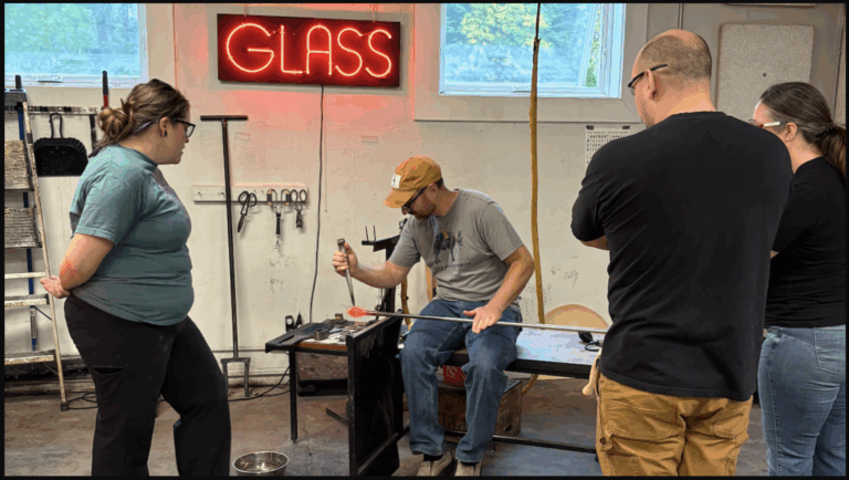 Finding Healing Through Fire: Glassblowing Program for Veterans at Waterfall Arts