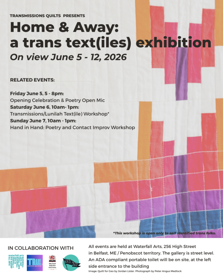 Transmissions Quilts: Home & Away